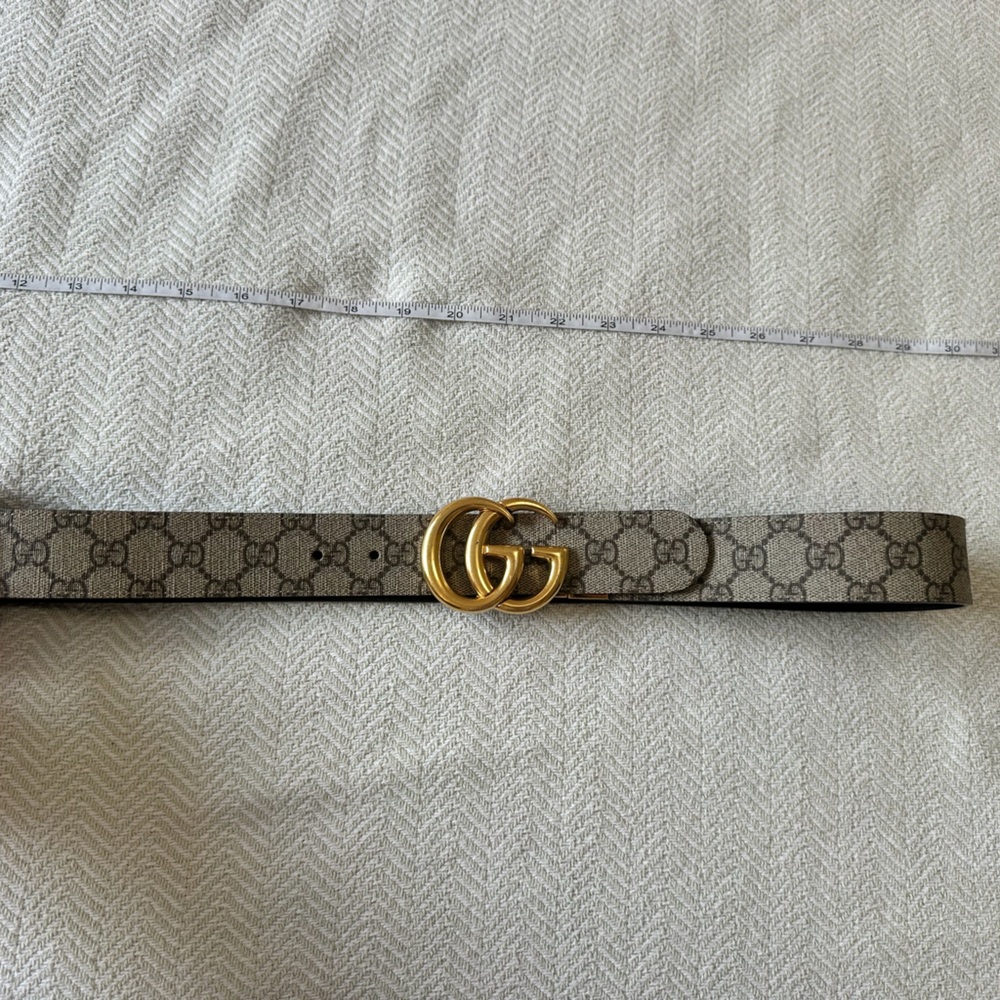Gucci Belt Oversize GG Reservible - Picture 12 of 16